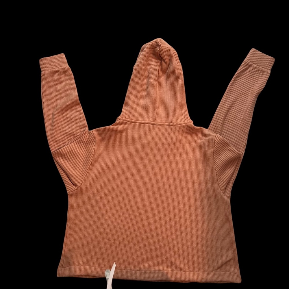 P.E Nation Rebound Waffle Knit Hoodie In Coral size Medium - Picture 8 of 15